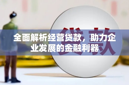 沾益全面解析经营贷款，助力企业发展的金融利器