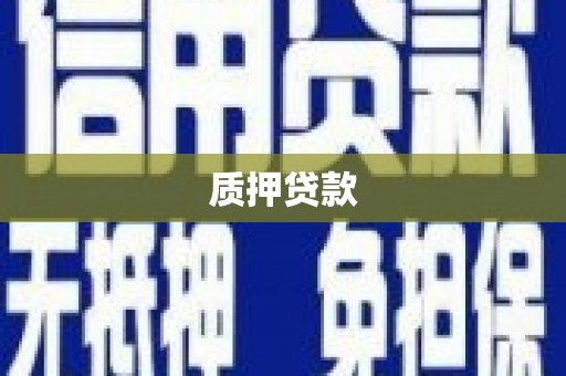 沾益质押贷款