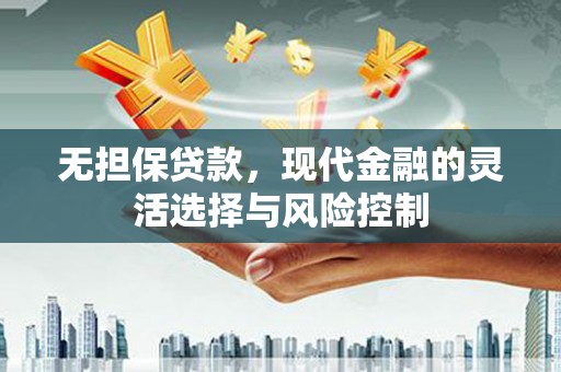 沾益无担保贷款，现代金融的灵活选择与风险控制