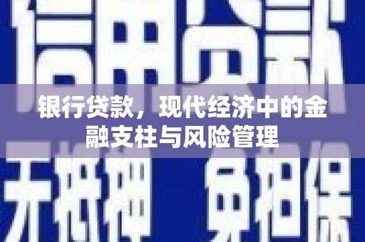 沾益银行贷款，现代经济中的金融支柱与风险管理