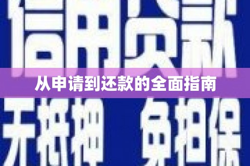 沾益从申请到还款的全面指南