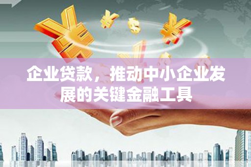 沾益企业贷款，推动中小企业发展的关键金融工具