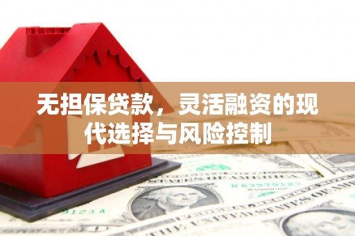 沾益无担保贷款，灵活融资的现代选择与风险控制