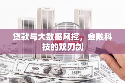 沾益贷款与大数据风控，金融科技的双刃剑