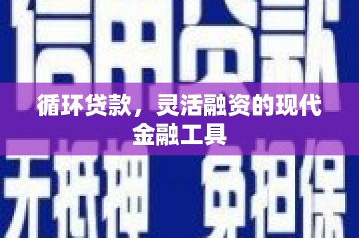 沾益循环贷款，灵活融资的现代金融工具