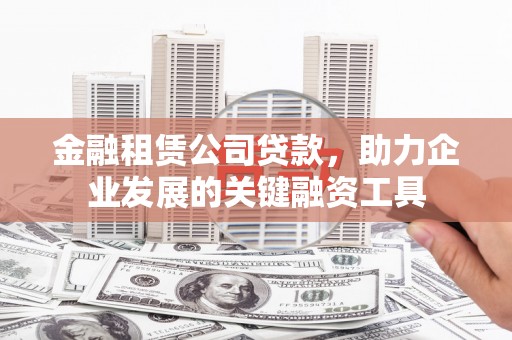 沾益金融租赁公司贷款，助力企业发展的关键融资工具