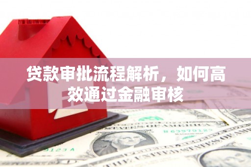沾益贷款审批流程解析，如何高效通过金融审核
