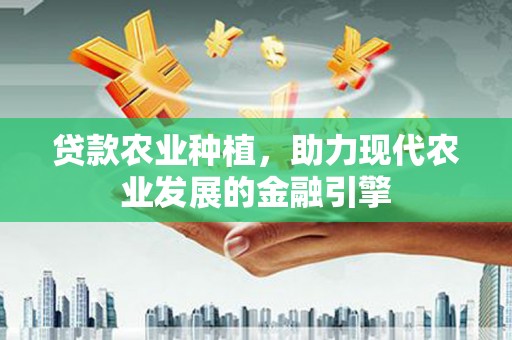 沾益贷款农业种植，助力现代农业发展的金融引擎