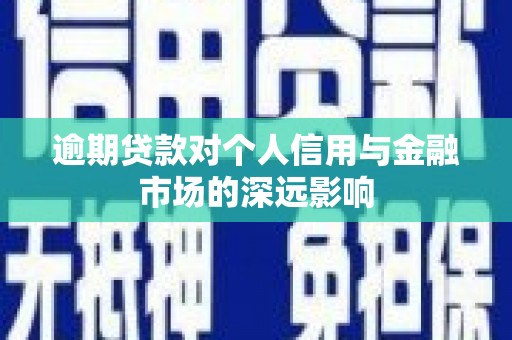 沾益逾期贷款对个人信用与金融市场的深远影响