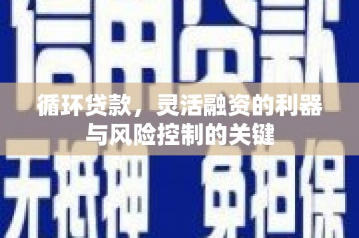 沾益循环贷款，灵活融资的利器与风险控制的关键