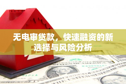 沾益无电审贷款，快速融资的新选择与风险分析
