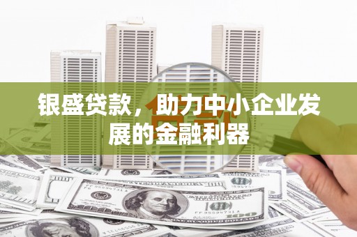 沾益银盛贷款，助力中小企业发展的金融利器