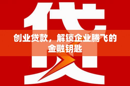 沾益创业贷款，解锁企业腾飞的金融钥匙