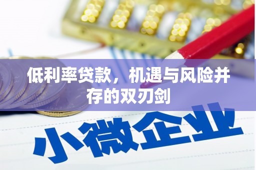 沾益低利率贷款，机遇与风险并存的双刃剑