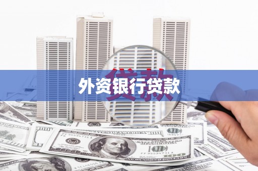 沾益外资银行贷款