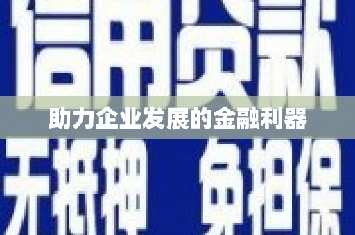 沾益助力企业发展的金融利器